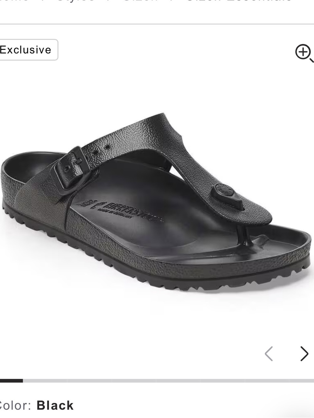 Birkenstock EVA Gizeh Essentials Sandal - Picture 2 of 10